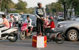 Campuchia tăng từ 3 - 5 lần mức xử phạt vi phạm giao thông