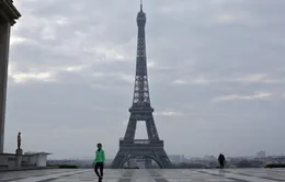 Tháp Eiffel (Pháp) thắp sáng để động viên các bác sỹ chiến đấu với dịch COVID-19