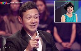 Diễm Quỳnh trợ giúp trả lời xuất sắc cho MC Anh Tuấn chơi "Ai là triệu phú"
