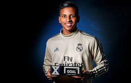 Rodrygo giành danh hiệu cầu thủ trẻ hay nhất thế giới 2020