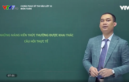 Chinh phục kỳ thi vào lớp 10 năm 2020 - Môn Toán: Những mảng kiến thức được khai thác đối với câu hỏi thực tế