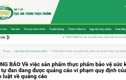 Sản phẩm Linh tự đan quảng cáo trên một số website gây hiểu lầm như thuốc chữa bệnh