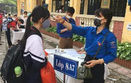 Tuổi trẻ Hà Nội đồng hành cùng học sinh trở lại trường học sau dịch COVD-19