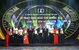 Đài THVN giành 1 giải A, 2 giải C tại Giải Báo chí quốc gia 2019