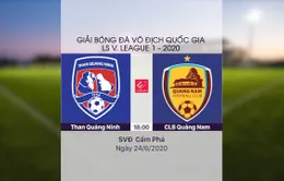 VIDEO Highlights: Than Quảng Ninh 3-1 CLB Quảng Nam (Vòng 6 LS V.League 1-2020)