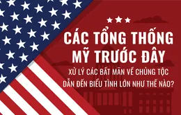 INFOGRAPHIC Các Tổng thống Mỹ trước đây xử lý các bất mãn về chủng tộc dẫn đến biểu tình lớn như thế nào?