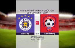 VIDEO Highlights: CLB Hà Nội 1-0 CLB Hải Phòng (Vòng 10 LS V.League 1-2020)