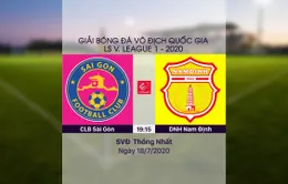 VIDEO Highlights: CLB Sài Gòn 3-0 DNH Nam Định (Vòng 10 LS V.League 1-2020)