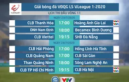 Lịch thi đấu và trực tiếp V.League 2020 hôm nay (23/7): CLB Thanh Hóa - Hoàng Anh Gia Lai (17h00 trên VTV6, VTV5 và ứng dụng VTV Sports)