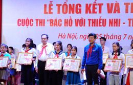 Trao thưởng cuộc thi "Bác Hồ với thiếu nhi - Thiếu nhi với Bác Hồ"