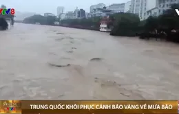 Trung Quốc khôi phục cảnh báo vàng về mưa bão