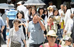 Hàng nghìn người phải nhập viện do sốc nhiệt, nắng nóng ở Nhật Bản