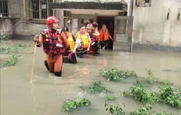 Tỉnh Tứ Xuyên (Trung Quốc) nâng mức ứng phó lũ khẩn cấp