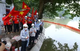 Hoàn thành công trình kè hồ Hoàn Kiếm sau 65 ngày thi công