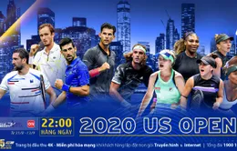 US Open 2020 trực tiếp duy nhất trên VTVcab với bình luận tiếng Việt