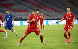 Kết quả Bayern Munich 4-1 (7-1) Chelsea: Lewandowski lập cú đúp, Bayern thắng đậm Chelsea