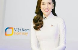 Mai Ngọc hạnh phúc tái hiện hình mẫu BTV dẫn Thời sự qua 50 năm của VTV