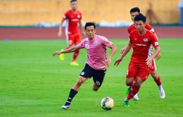 CLB Hà Nội thắng cách biệt CLB Viettel trong trận giao hữu