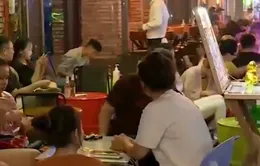 Phố Bùi Viện náo nhiệt trở lại sau giãn cách xã hội