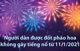 Từ hôm nay (11/1), người dân được đốt pháo hoa