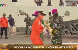 Indonesia xác định vị trí hai hộp đen máy bay rơi