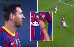 Messi lần đầu tiên nhận thẻ đỏ tại Barcelona