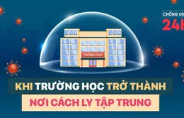 Bản tin Chống dịch 24h tối 31/1: Khi trường học trở thành nơi cách ly tập trung