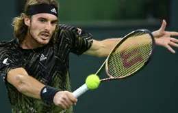 Stefanos Tsitsipas vào vòng 4 Indian Wells 2021