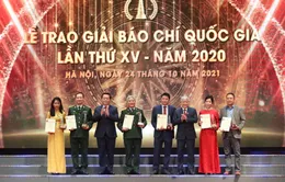 Danh sách các tác phẩm xuất sắc đoạt Giải Báo chí Quốc gia năm 2020