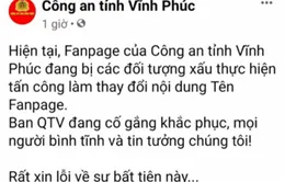 Đã nhận diện hacker tấn công Fanpage của Công an tỉnh Vĩnh Phúc