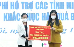 Hà Nội hỗ trợ 7 tỉnh miền Trung và Tây Bắc khắc phục thiệt hại do mưa lũ