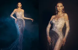 Thùy Tiên hé lộ đầm dạ hội Bán kết Miss Grand International 2021