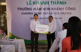 Hyundai Thành Công mang trường mầm non tới các em nhỏ tỉnh Ninh Bình