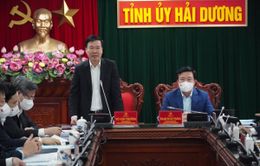 Thường trực Ban Bí thư kiểm tra thực hiện Nghị quyết Đại hội XIII tại Hải Dương