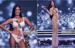 Kim Duyên trình diễn tự tin ở Bán kết Miss Universe 2021