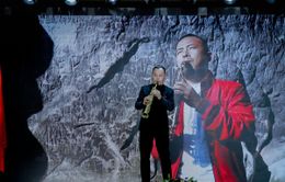 Nghệ sĩ Lê Duy Mạnh biểu diễn tại QuảngTrường đỏ Moskva