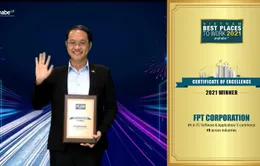 FPT được vinh danh Nơi làm việc tốt nhất ngành CNTT Việt Nam năm 2021