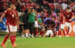 AFF Cup 2020 | ĐT Indonesia 4-2 ĐT Singapore: Chiến thắng nghẹt thở trong cơn mưa bàn thắng và thẻ đỏ