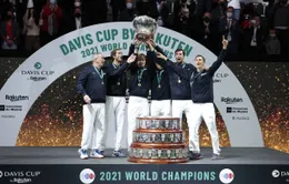 Daniil Medvedev tỏa sáng, ĐT quần vợt Nga vô địch Davis Cup 2021