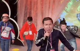 Hậu trường Quang Thắng cực sung tập rap chế "Big Kinh tế boi"