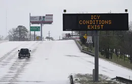 Tổng thống Mỹ sẵn sàng tuyên bố tình trạng thảm họa vì bão tuyết tại Texas