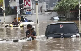 Lũ lụt nghiêm trọng ở thủ đô Jakarta của Indonesia, 5 người thiệt mạng