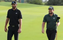 Dustin Johnson phát bóng trúng người tình nguyện viên