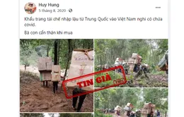 Xuất hiện tin giả khẩu trang tái chế nhập lậu từ Trung Quốc nghi có COVID-19