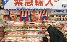 Nhật Bản hạn chế khẩn cấp nhập khẩu thịt bò Mỹ
