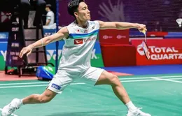 Giải cầu lông Toàn Anh 2021: Kento Momota khởi đầu thuận lợi