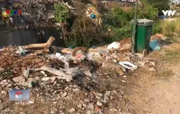 TP.HCM tái diễn tình trạng rác thải tràn lan khu vực kênh rạch