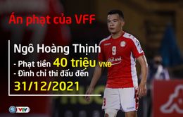 CHÍNH THỨC: Hoàng Thịnh bị phạt 40 triệu đồng và nghỉ thi đấu đến hết 31/12/2021