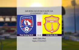 VIDEO Highlights: Than Quảng Ninh 0-1 CLB Nam Định (Vòng 11 LS V.League 1-2021)