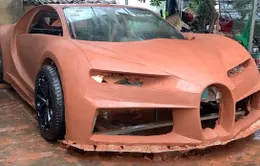 Tới lượt "siêu xe" Bugatti đất sét của người Việt gây xôn xao báo Tây